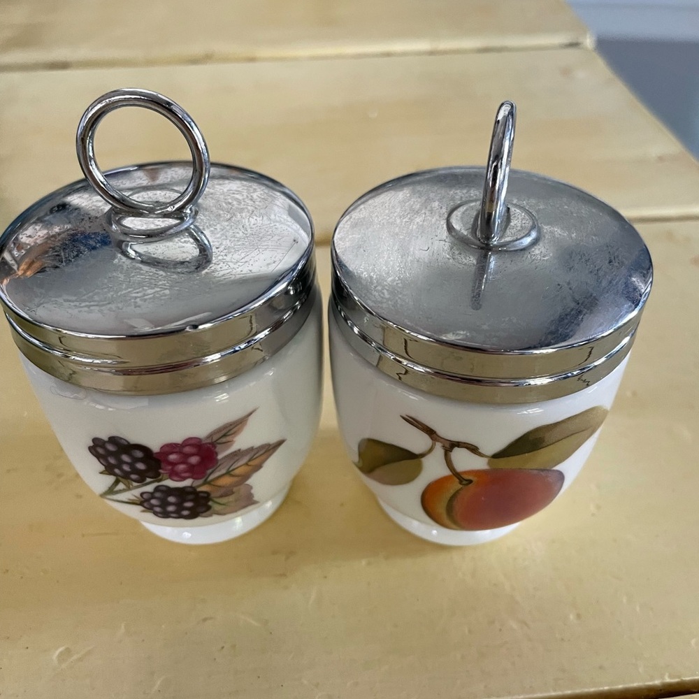 Set of Vintage Royal Worcester Egg Coddlers